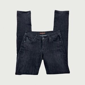 Dark Wash Straight Leg Skinny Jeans